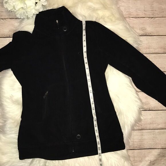 Oakley Black Zip Up Fleece Jacket - Picture 6 of 7